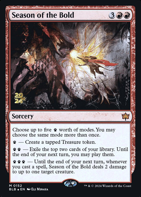 Season of the Bold (152s) - Bloomburrow Promos (PBLB)