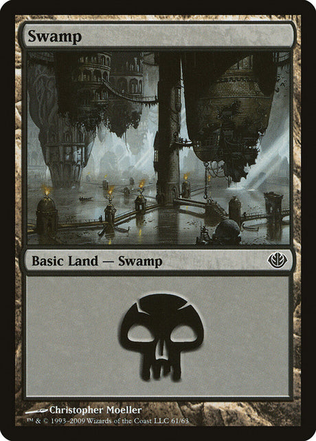 Swamp (61) - Duel Decks: Garruk vs. Liliana (DDD)