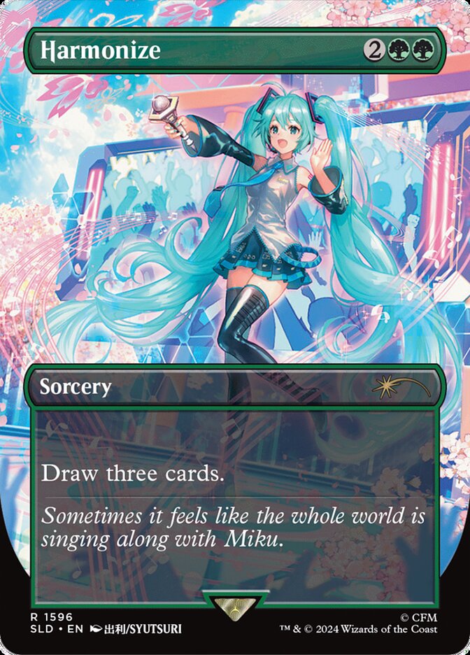 Harmonize (1596) - [Borderless] Secret Lair Drop (SLD)