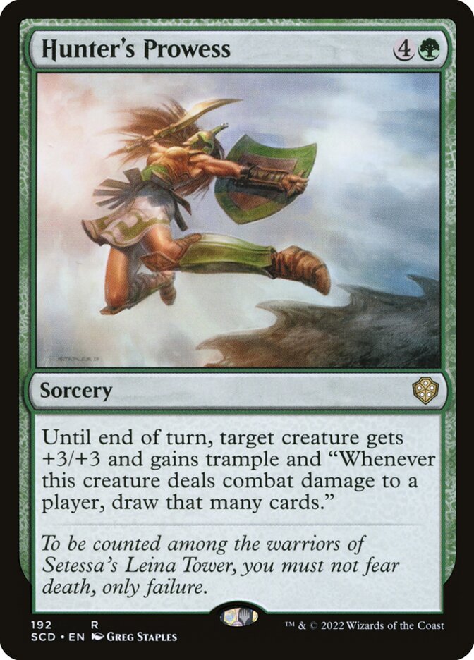Hunter's Prowess (192) - Starter Commander Decks (SCD)