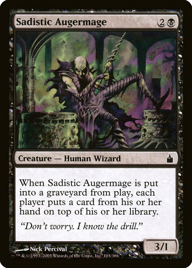 Sadistic Augermage (103) - Ravnica: City of Guilds (RAV)