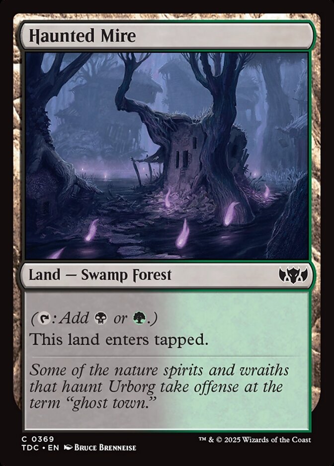 Haunted Mire (369) - Tarkir: Dragonstorm Commander (TDC)