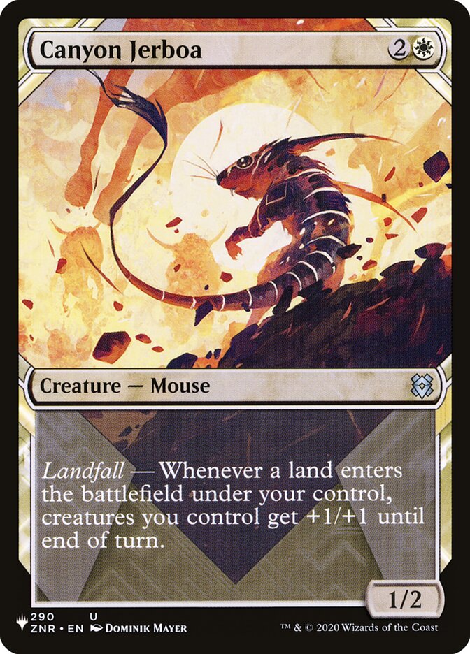 Canyon Jerboa (ZNR-290) - The List (PLST)