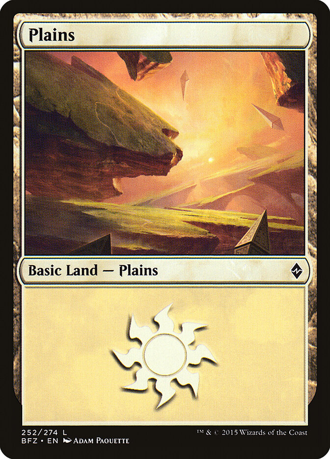 Plains (252a) - Battle for Zendikar (BFZ)