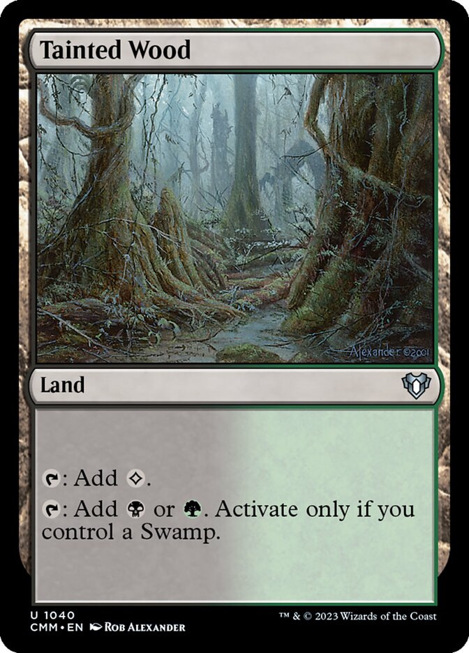 Tainted Wood (1040) - Commander Masters (CMM)