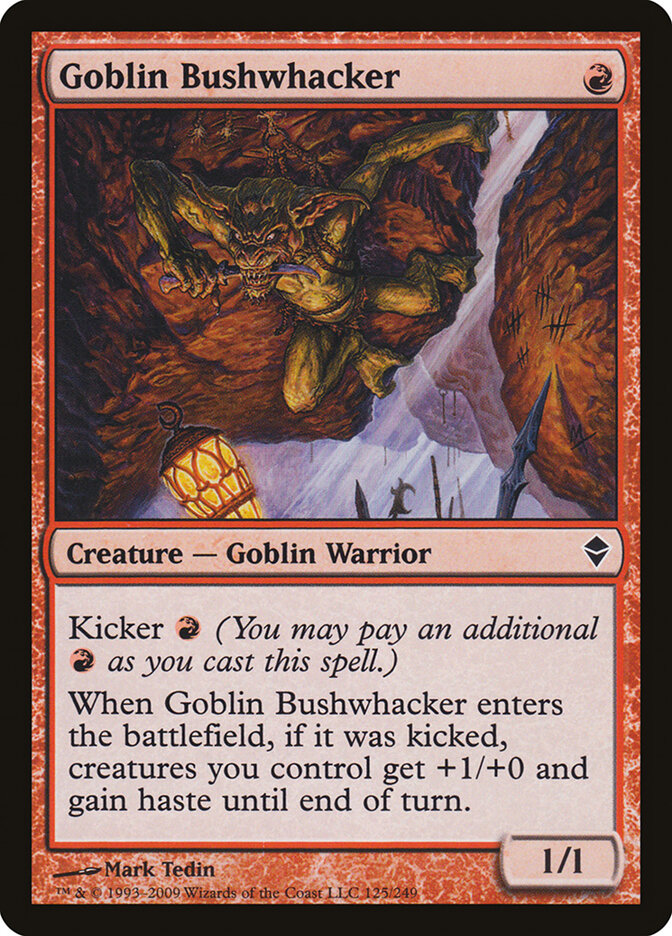 Goblin Bushwhacker (125) - Zendikar (ZEN)
