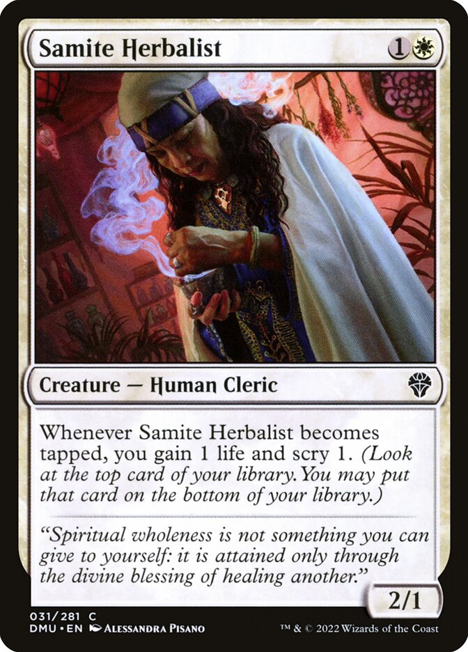 Samite Herbalist (31) - Dominaria United (DMU)