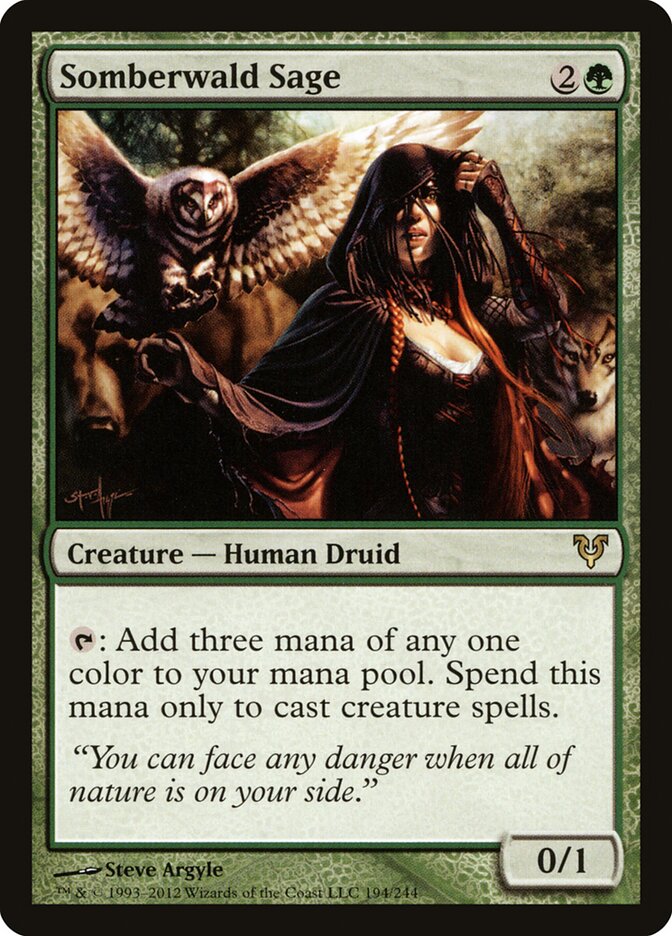 Somberwald Sage (194) - Avacyn Restored (AVR)