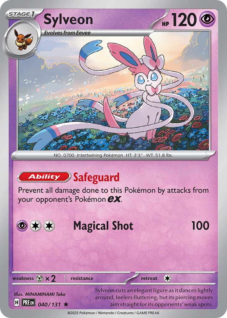 Sylveon (40/131) - [Holo Foil] Prismatic Evolutions (PRE)