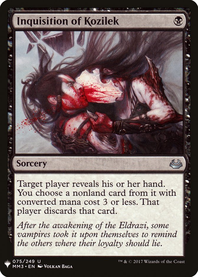 Inquisition of Kozilek - The List (PLST)