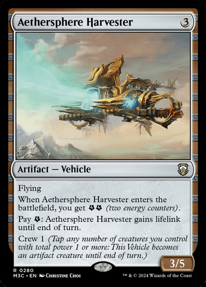 Aethersphere Harvester - Modern Horizons 3 Commander (M3C)