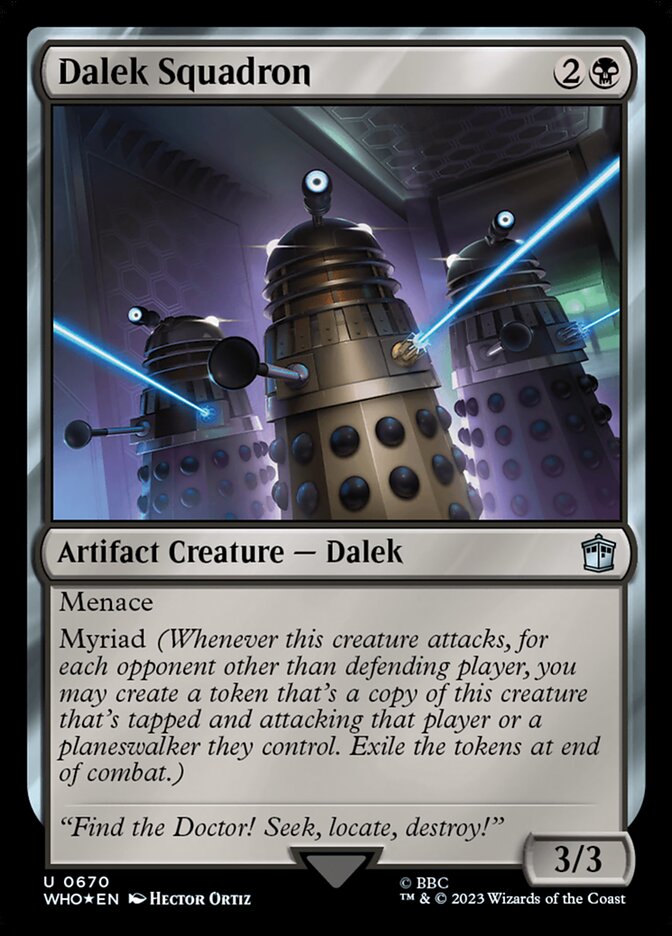 Dalek Squadron (670) - Doctor Who (WHO)