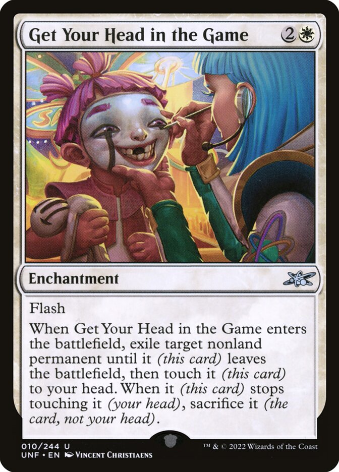 Get Your Head in the Game (10) - Unfinity (UNF)