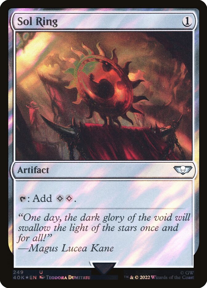 Sol Ring (249★) - Warhammer 40,000 Commander (40K)