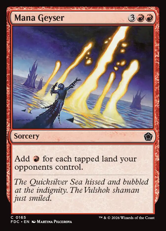 Mana Geyser (165) - Foundations Commander (FDC)