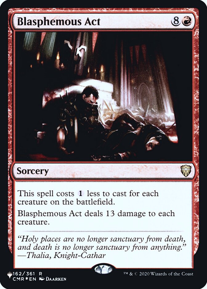 Blasphemous Act (CMR-162) - The List (PLST)