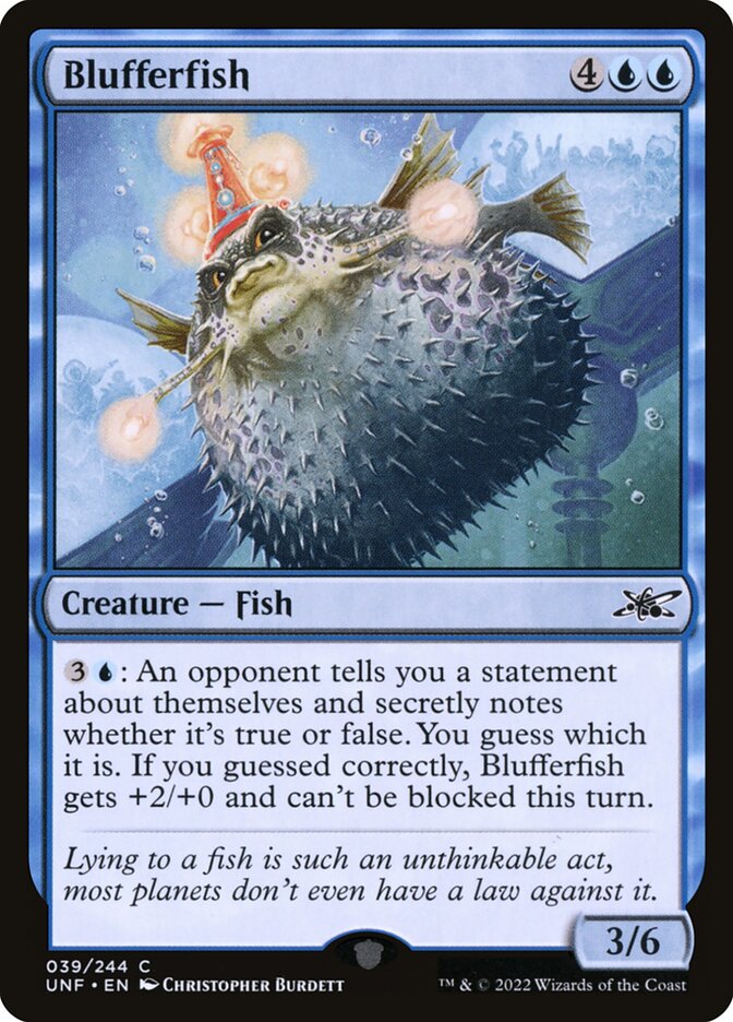 Blufferfish (39) - Unfinity (UNF)