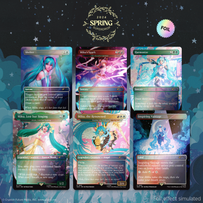 Secret Lair Drop: Secret Lair x Hatsune Miku: Sakura Superstar EN - [Rainbow Foil] Secret Lair Drop Series (SLD)