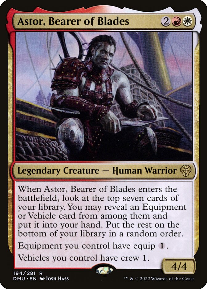 Astor, Bearer of Blades (194) - Dominaria United (DMU)