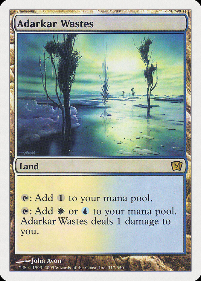 Adarkar Wastes (317) - Ninth Edition (9ED)