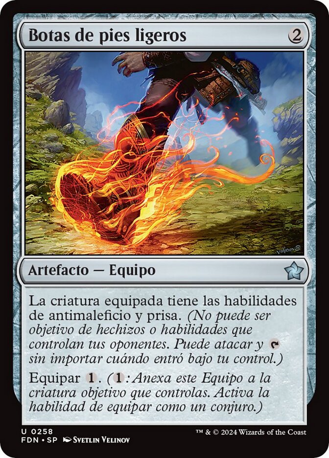 Swiftfoot Boots - [Foil] Foundations (FDN)