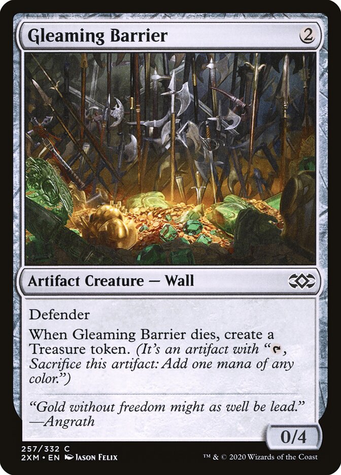 Gleaming Barrier (257) - Double Masters (2XM)