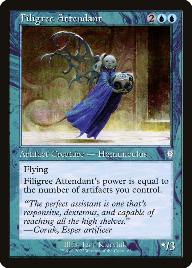 Filigree Attendant (85) - The Brothers' War Commander (BRC)