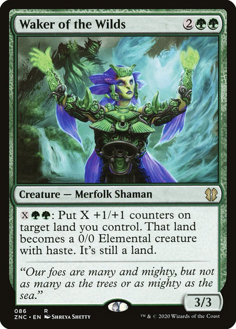 Waker of the Wilds (86) - Zendikar Rising Commander (ZNC)