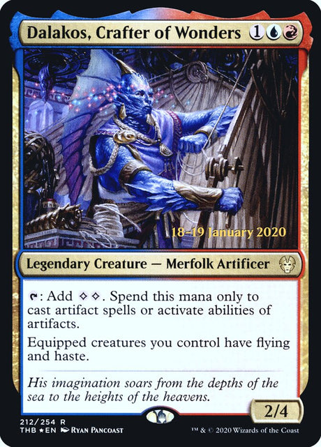 Dalakos, Crafter of Wonders (212s) - Theros Beyond Death Promos (PTHB)