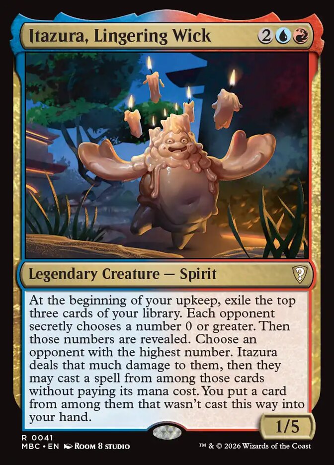 Itazura, Lingering Wick (41) - Mystery Booster Commander Edition (MBC)