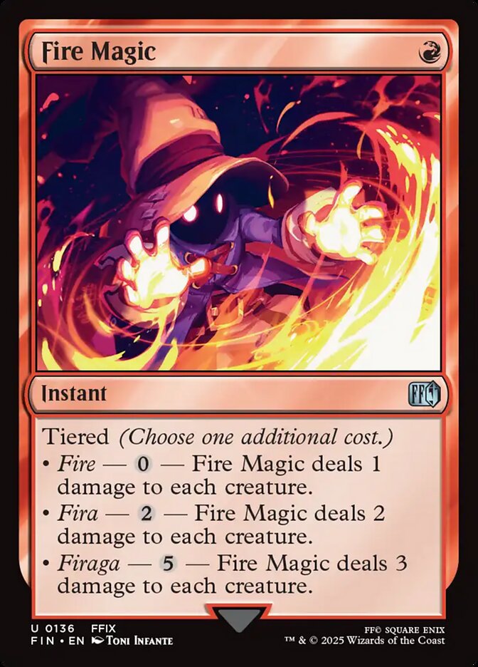 Fire Magic (136) - Final Fantasy (FIN)