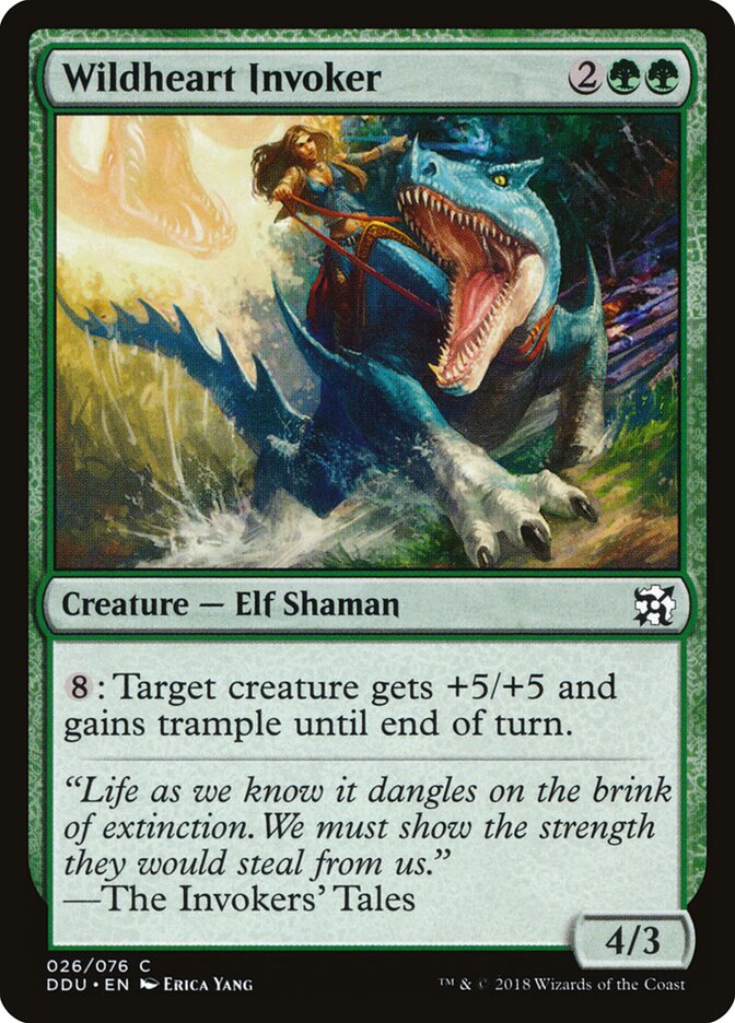 Wildheart Invoker (26) - Duel Decks: Elves vs. Inventors (DDU)