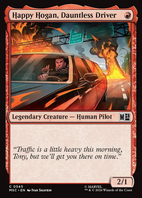Happy Hogan, Dauntless Driver (545) - Marvel Super Heroes Commander (MSC)