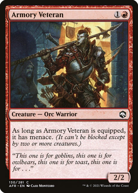 Armory Veteran (130) - Adventures in the Forgotten Realms (AFR)