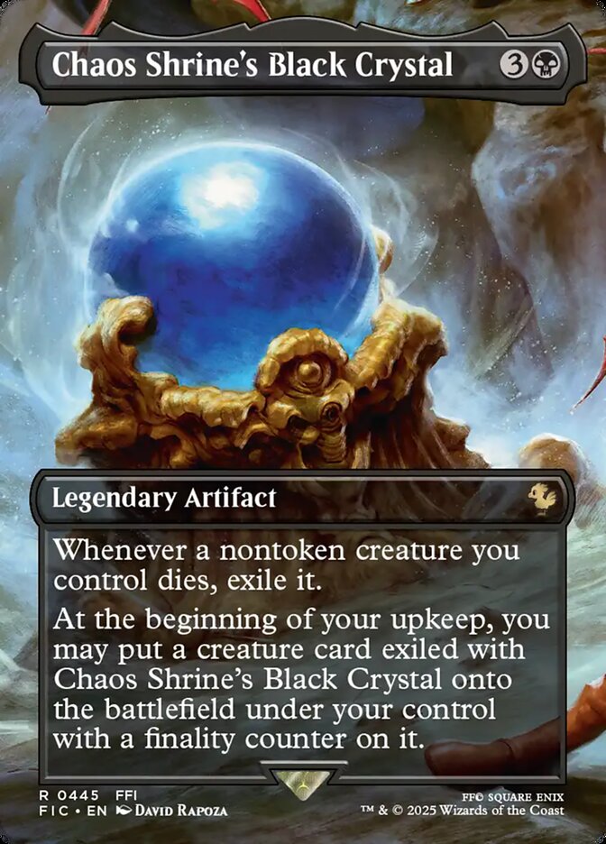 Chaos Shrine's Black Crystal (445) - Final Fantasy Commander (FIC)
