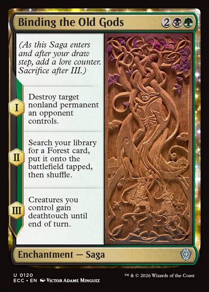 Binding the Old Gods (120) - Lorwyn Eclipsed Commander (ECC)