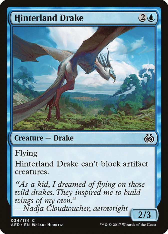 Hinterland Drake (34) - Aether Revolt (AER)