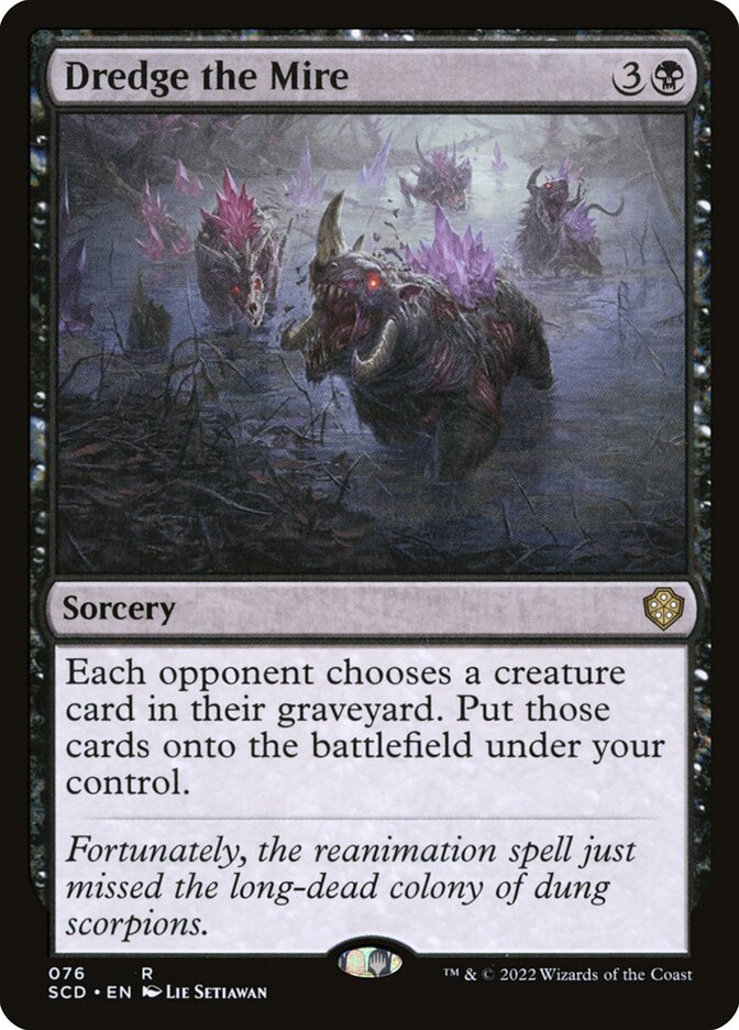 Dredge the Mire (76) - Starter Commander Decks (SCD)