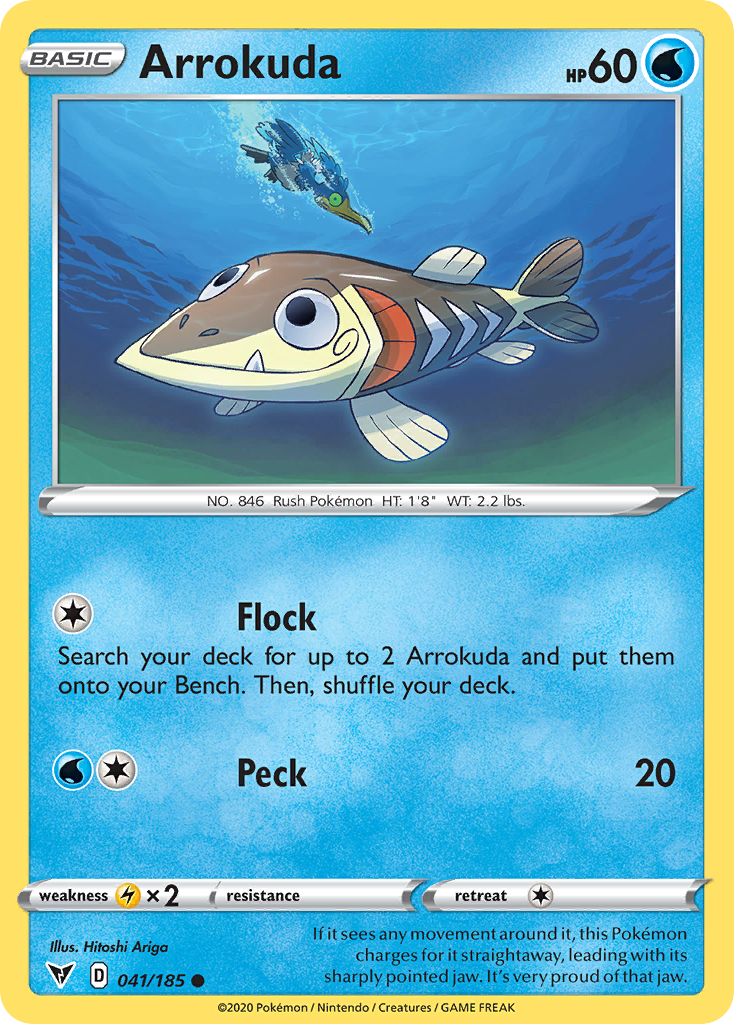 Arrokuda (41/185) - [Reverse Holo] Vivid Voltage (VIV)