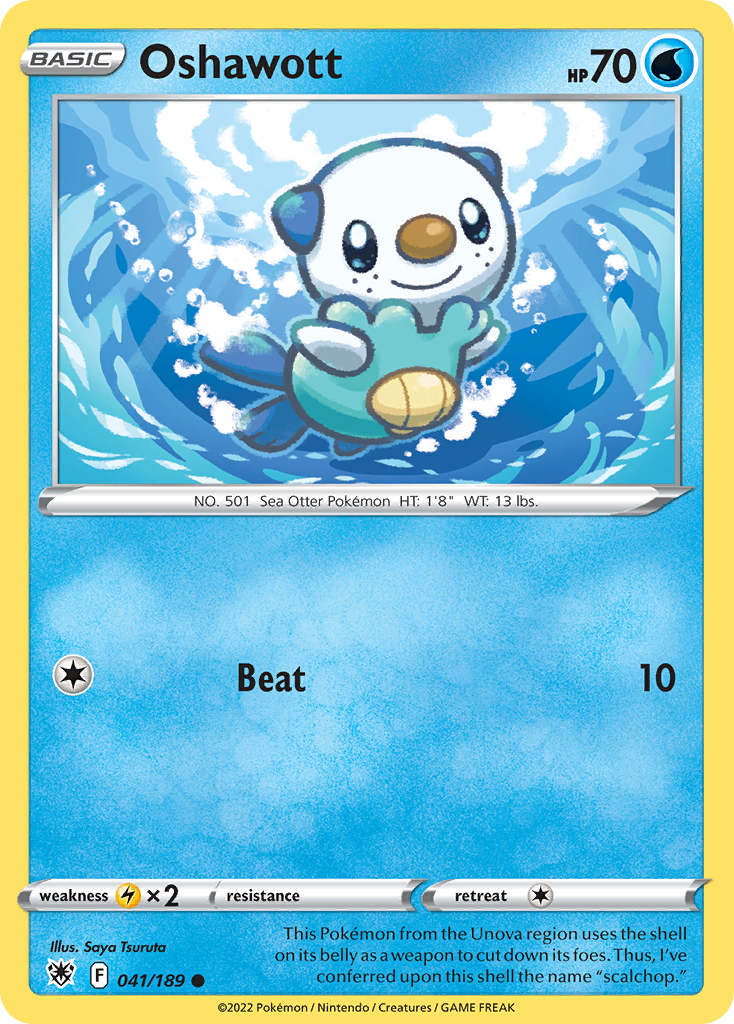 Oshawott (41/189) - [Reverse Holo] Astral Radiance (ASR)