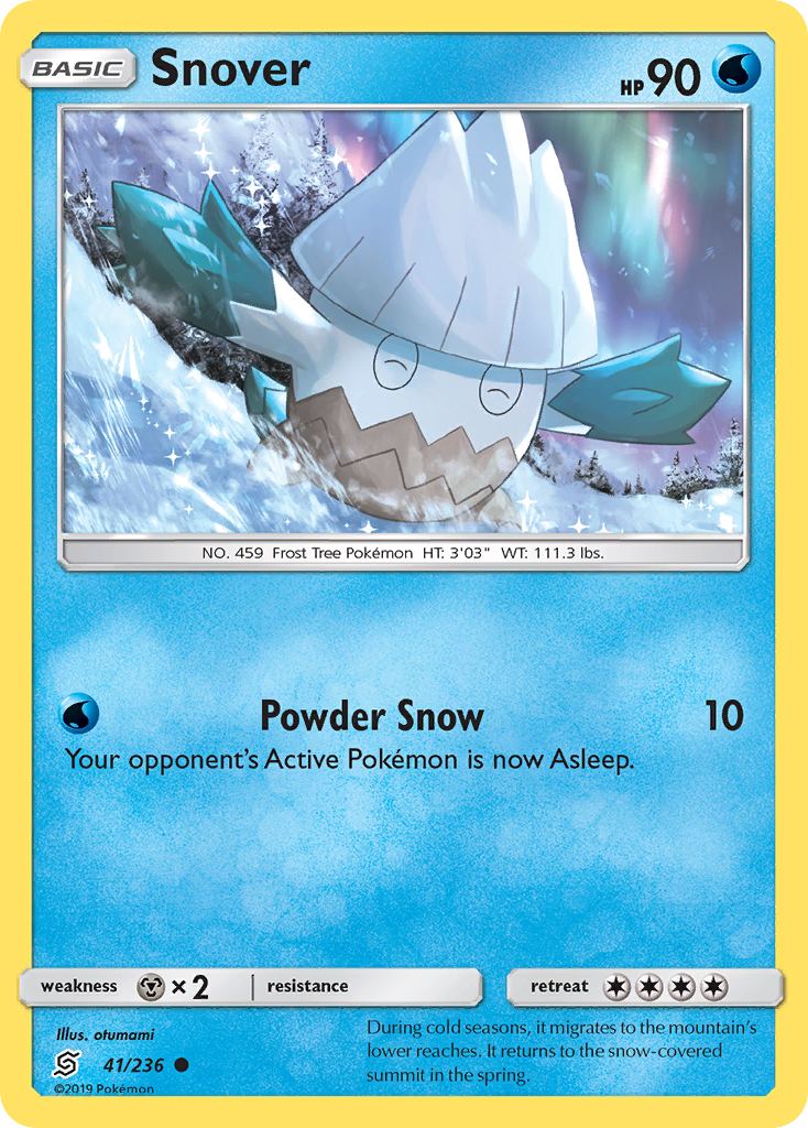 Snover (41/236) - [Reverse Holo] Unified Minds (UNM)