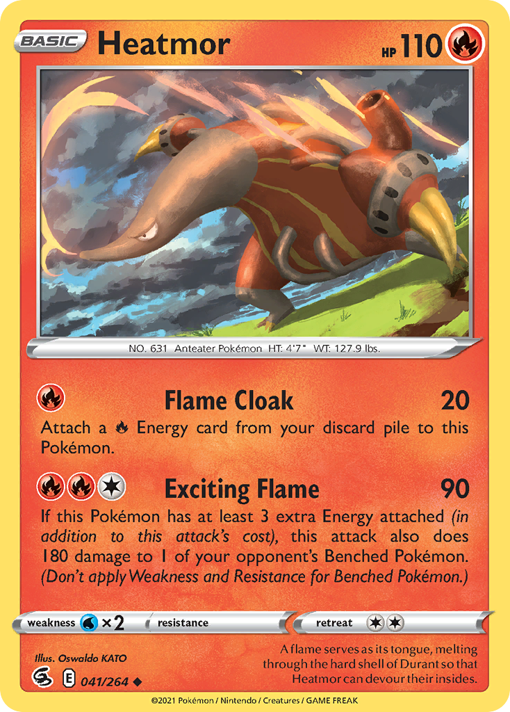 Heatmor (41/264) - Fusion Strike (FST)