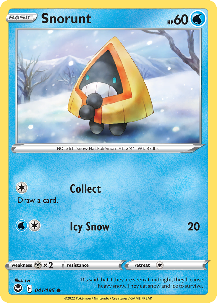 Snorunt (41/195) - [Reverse Holo] Silver Tempest (SIT)