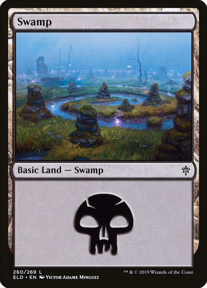 Swamp (260) - Throne of Eldraine (ELD)