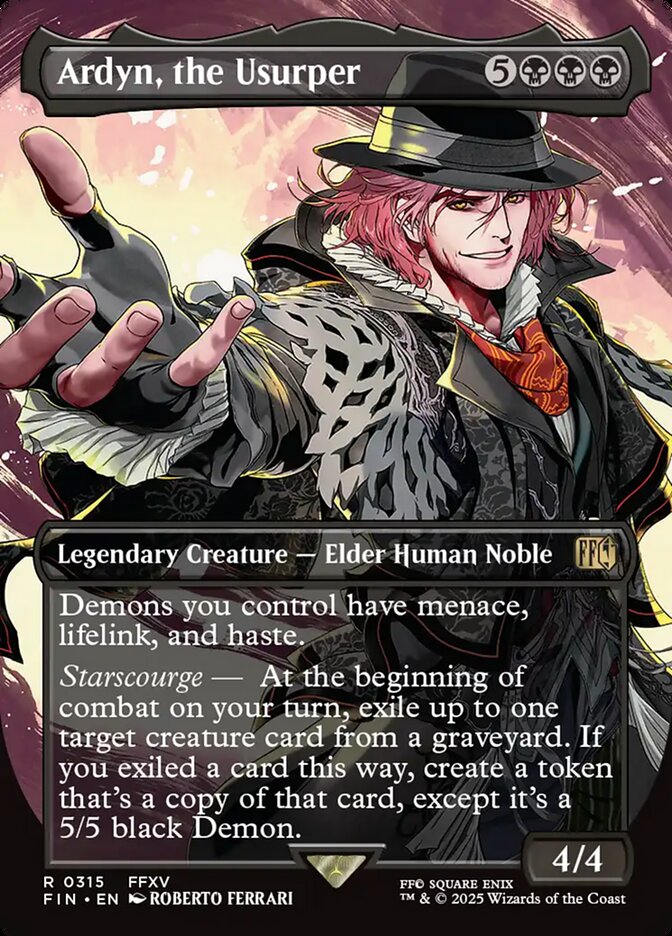 Ardyn, the Usurper (315) - [Foil, Borderless] Final Fantasy (FIN)