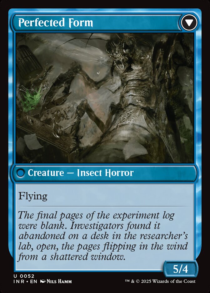 Aberrant Researcher // Perfected Form (52) - Innistrad Remastered (INR)