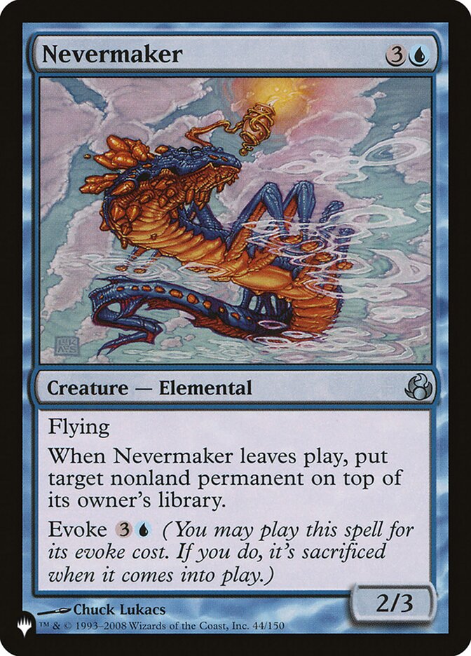 Nevermaker (MOR-44) - The List (PLST)