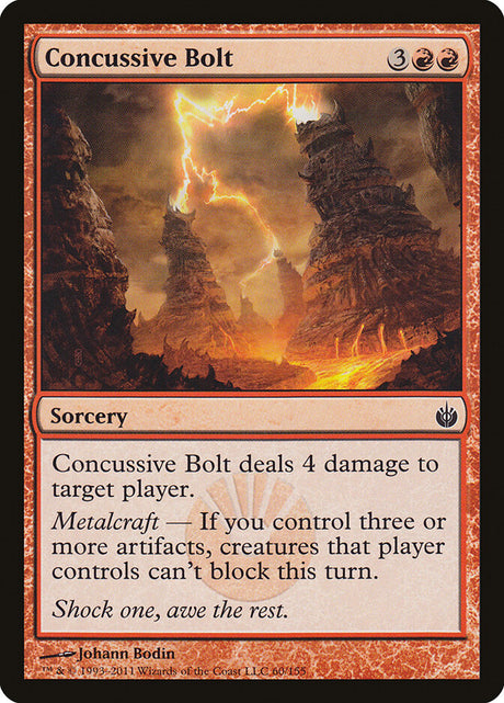 Concussive Bolt (60) - Mirrodin Besieged (MBS)