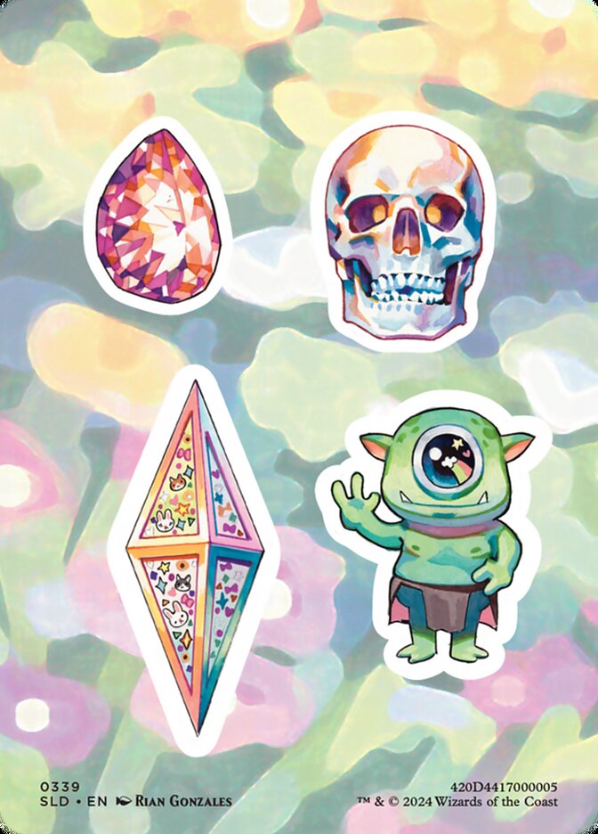 Sticker sheet (339) - Secret Lair Drop (SLD)