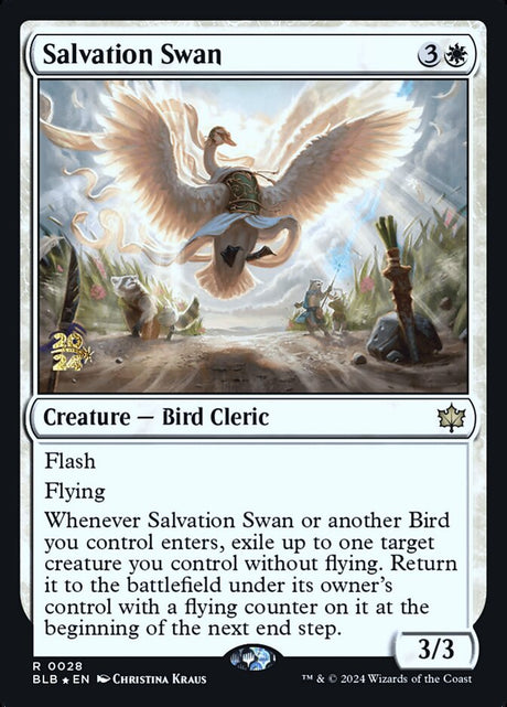 Salvation Swan (28s) - Bloomburrow Promos (PBLB)